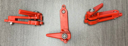 Twist Lock Red Planer Board Line Release Lockdown Clips